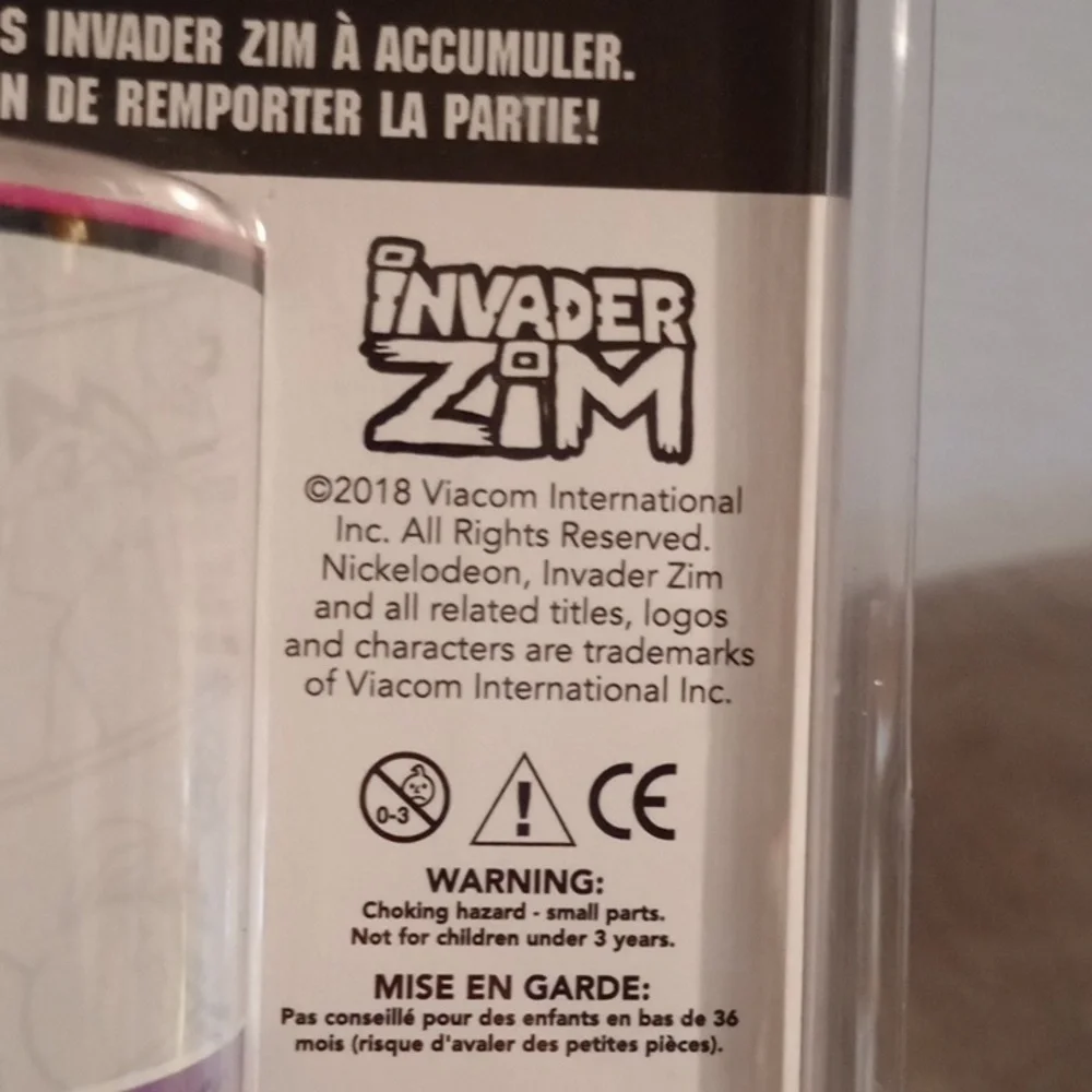 Nickelodeon Invader Zim Adventure Bones Game Set - Purple and Green